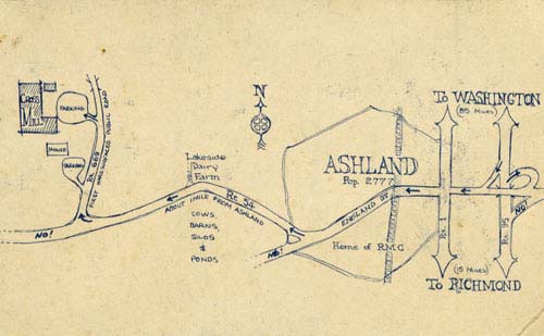 Map to Cross Mill